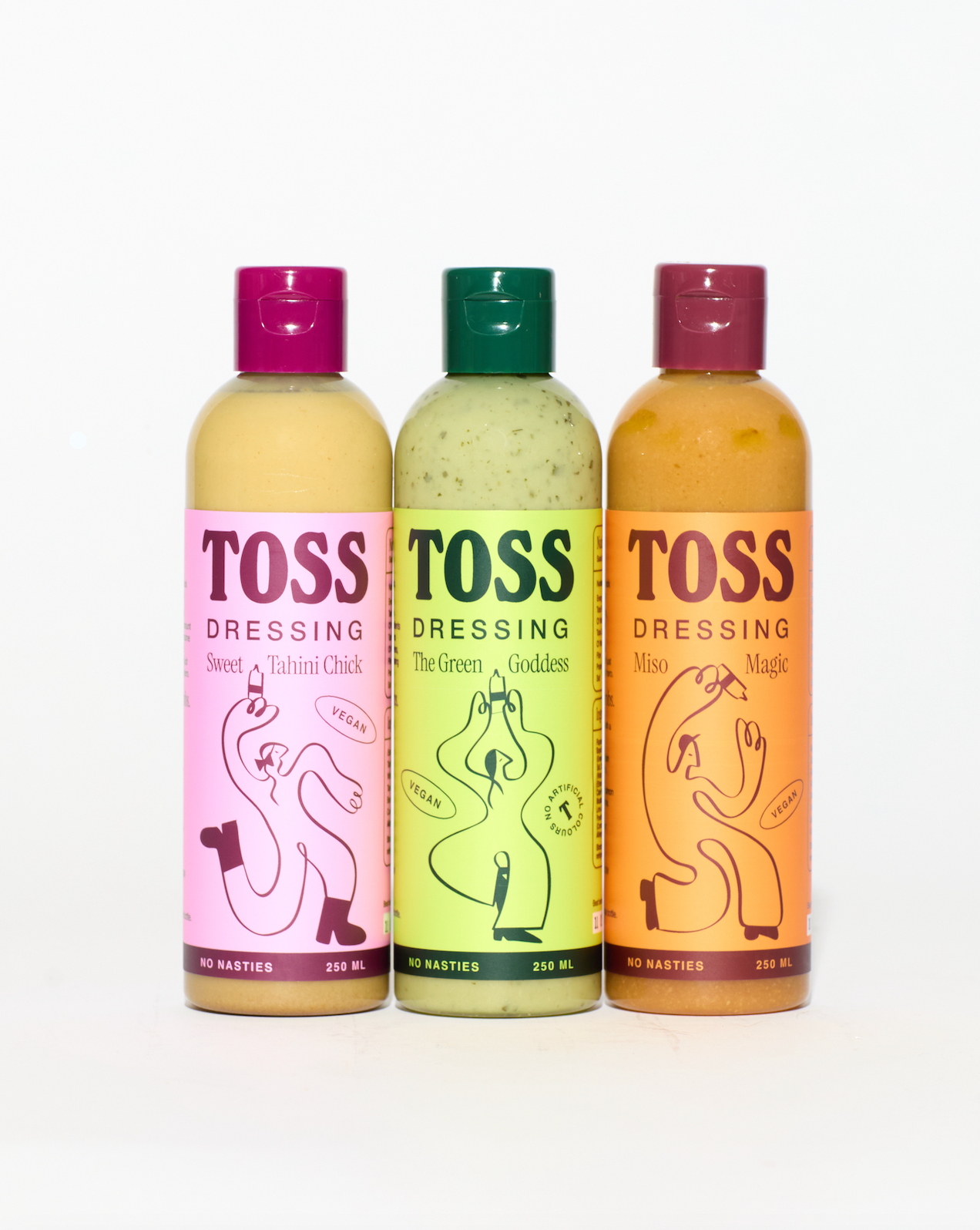 TOSS Trio | 3 Healthy Salad Dressings Bundle Pack | 15 TOSS Trio | 3 Healthy Salad Dressings Bundle Pack | 15