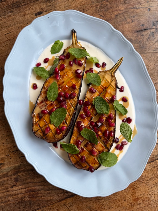 Tahini Marinated Aubergine