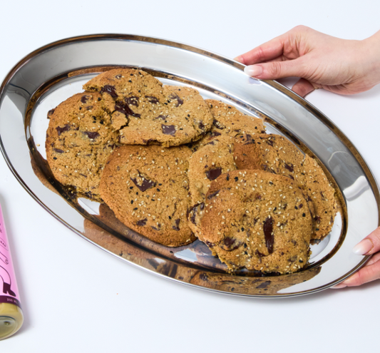 Tahini and Chocolate Chip Cookies