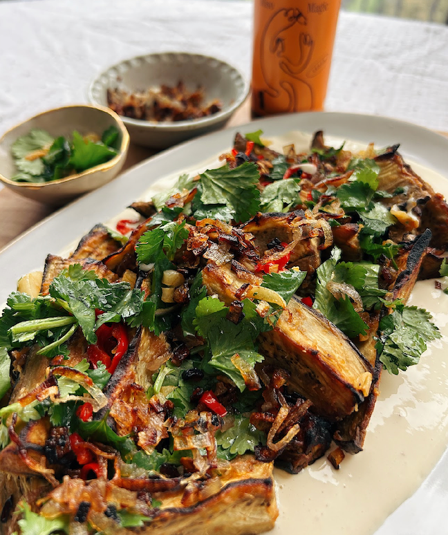 Miso Glazed Aubergine