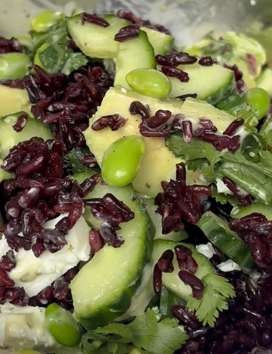 Black Rice & Feta Salad