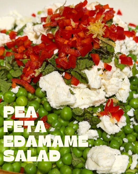 Pea, Edamame & Feta Salad