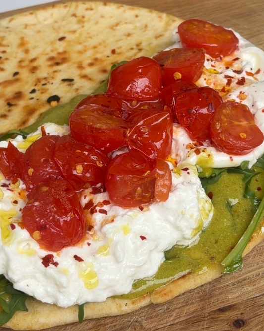 PESTO BURRATA FLATBREAD