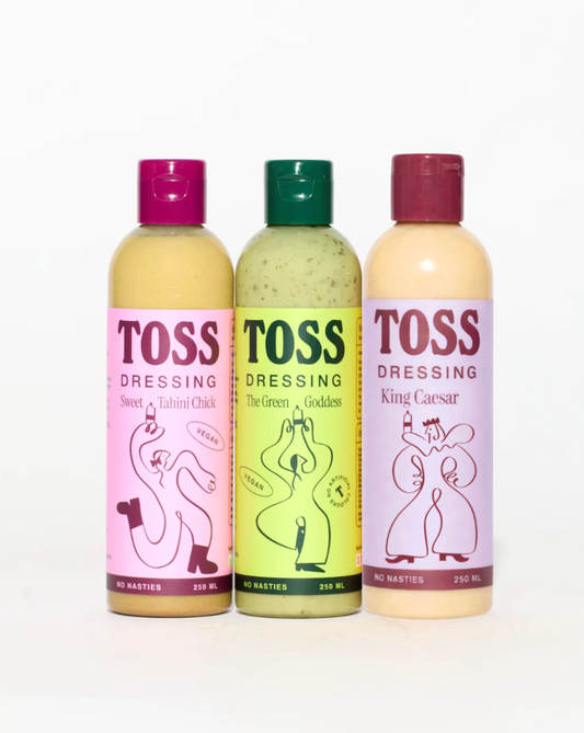 KING CAESAR • SWEET TAHINI CHICK • GREEN GODDESS