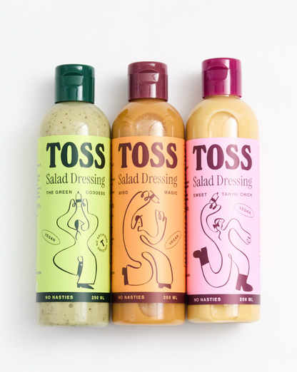 MISO MAGIC • SWEET TAHINI CHICK • GREEN GODDESS